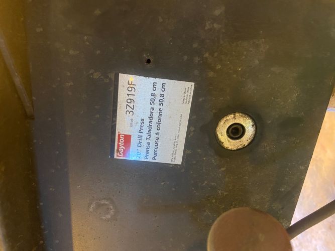 Dayton 20" Drill Press - Image 5